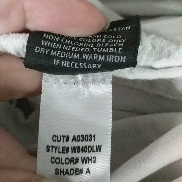 Hudson A Pea In The Pod Collection White Denim Maternity Skirt - size 27 - Picture 3 of 8